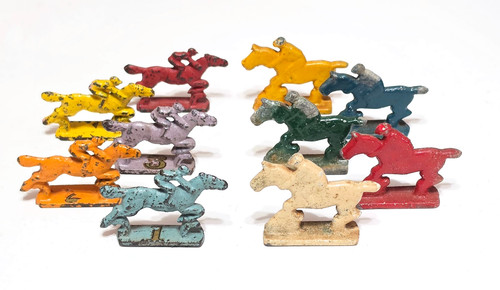 Vintage metal horse racing - vintage,