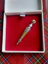 Vintage Silver Scottish Agate