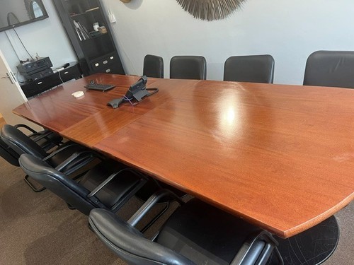 Boardroom table with chairs - table, 8