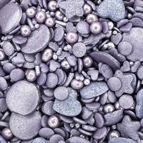 Violet purple cake sprinkles - violet,