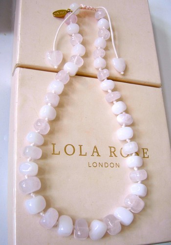 Lola rose pink white snow - white,