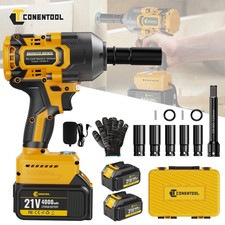 1300Nm Impact Wrench Cordless Brushless Electric 4 Ah Battery Impact Wrench Gun