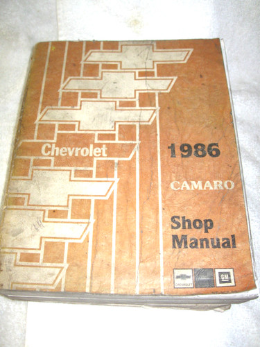 Chevrolet camaro oem 1986 shop - oem,