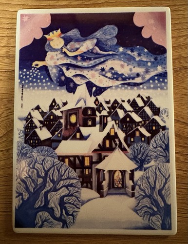 Vtg vilbo card silent night - vilbo,