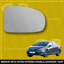 For Toyota Avensis wing mirror glass 09-15 Right Driver side with Wide Angle