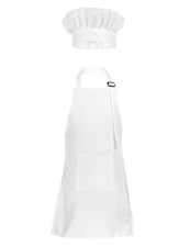 Kids Boys Girl Chef Hat Apron
