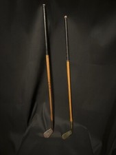 Vintage Hickory Golf Club Set – Glasgow Golf Co. Special Putter & Spalding Left-