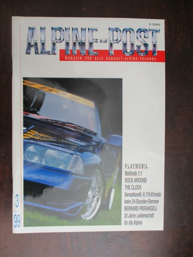 Alpine post 1999 - alpine, 3/1999
