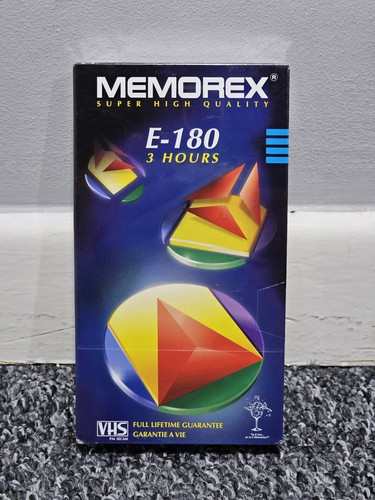 Memorex shq 180 vhs - 1, e-180