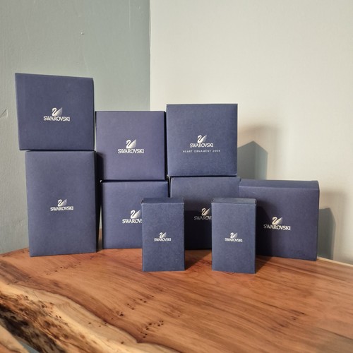 Swarovski empty boxes - x,