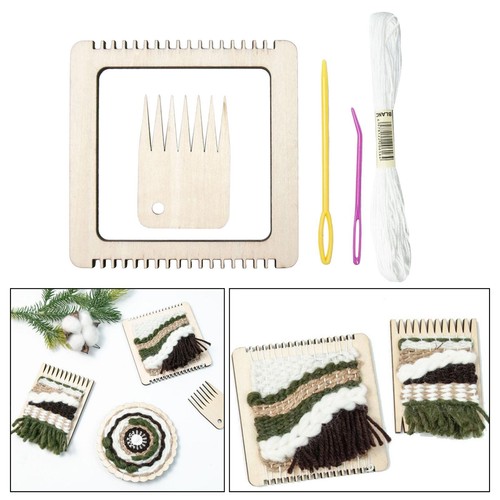 Compact weaving loom for - weaving,