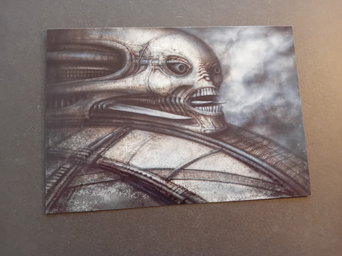 Giger art postcard - giger,