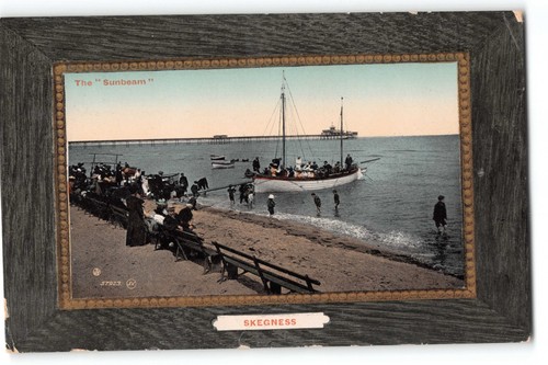 Postcard skegness sunbeam boat - postcard,