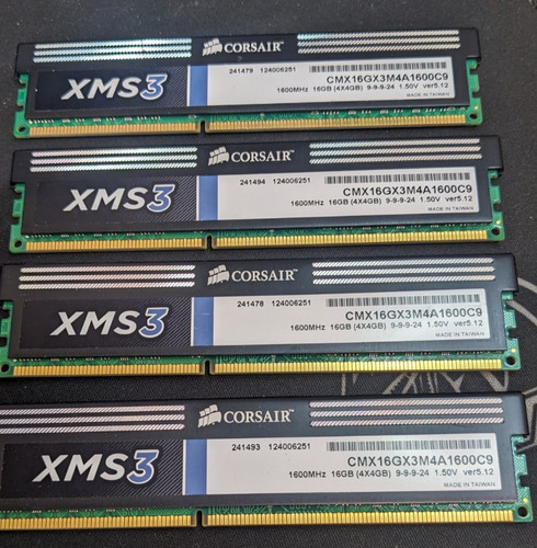 16gb corsair xms3 - corsair, ram