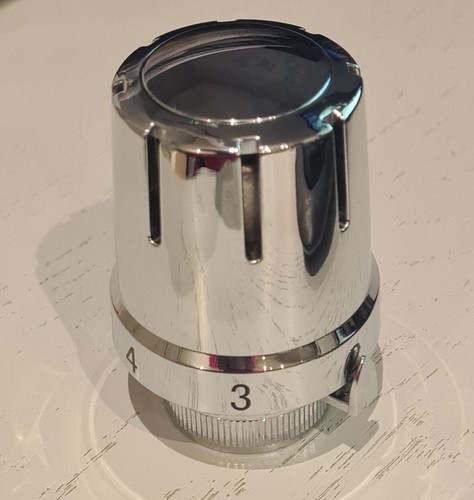 Full chrome trv - trv, thermostatic