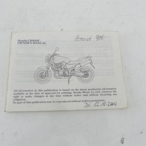 Honda 900 hornet - honda, owners