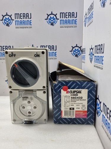 Clipsal 56c432 switched socket - switched,