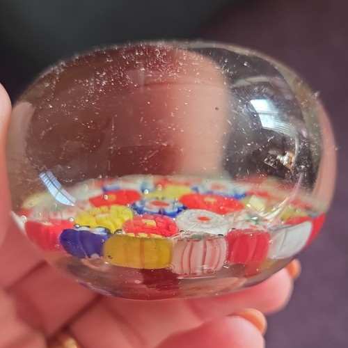 Glass paperweight multicolour - paperweight,
