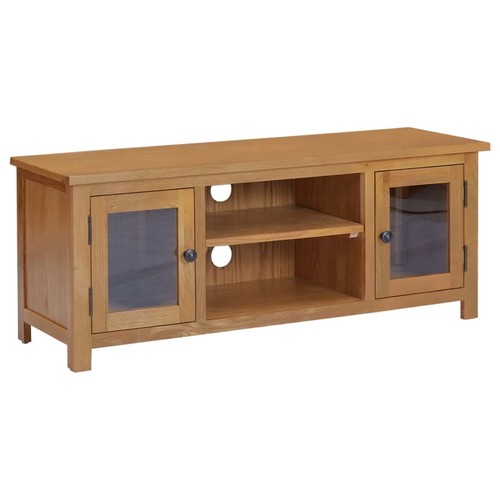 Solid oak wood cabinet - tv,