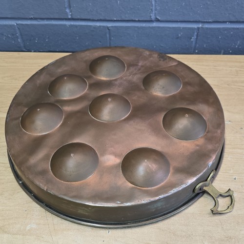 Vintage copper egg poacher - vintage,