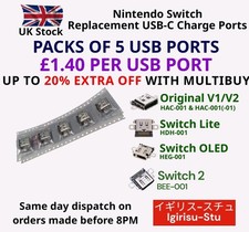 5x Nintendo Switch USB Port Type C Charging Port Replacement Original/OLED/Lite