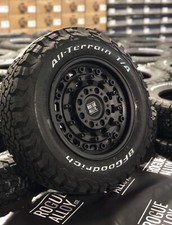 16" DUCATO RELAY BOXER 5X118 DAILY SATIN BLACK ALLOY WHEELS ALL TERRAIN TYRES