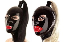 Women Lingerie Latex Hood Mask