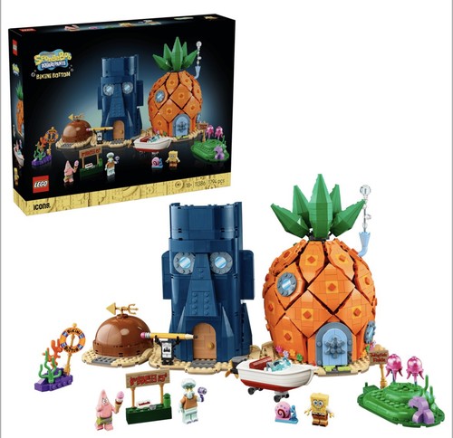 Lego icons spongebob bikini - lego,