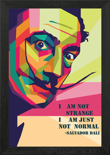 Salvador dali wpap framed - dali,