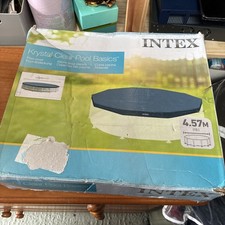 INTEX 15ft Easy Set Round Pool Debris Cover Swimming Paddling #28023