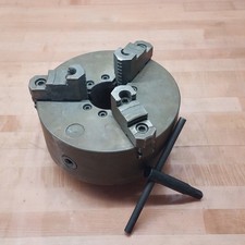 Unbranded 10" Self-Centering 3 Jaw Lathe Chuck, 2.75" Thru-Hole - USED