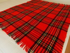 Vintage Fringed Blanket Throw