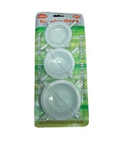 3 Dumpling Mould Pasty Pastry Press Dough Dimsum Maker Set Empanada Calzone Mold