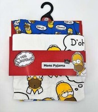 Simpsons Mens Pyjama Set 2pce