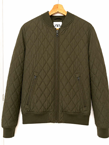 Zara quilted bomber jacket - bomber,