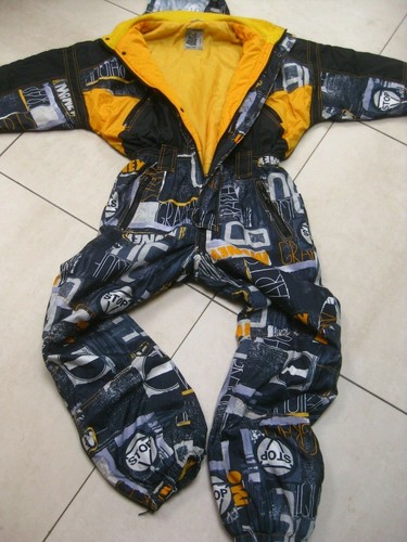 Kids vintage retro ski suit - retro,
