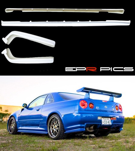 Nismo style side skirts - side,