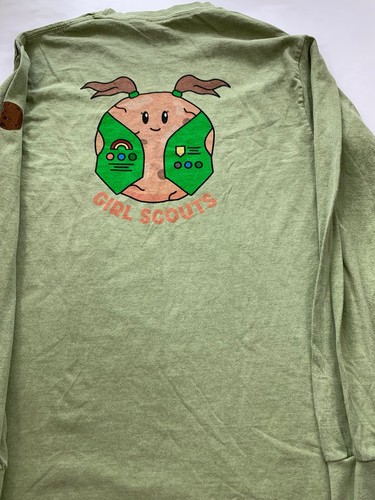 Girl scouts green - girl,