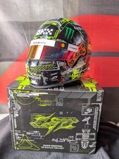 Lando Norris 2025 1:2 Scale Mini Helmet Bahrain Test McLaren F1