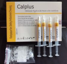 Dental CALPLUS Calcium Hydroxide Paste With Iodoform 4 x 2gm Syringe Pack