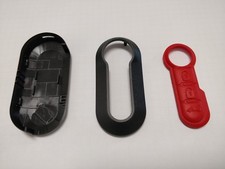 Black COVER AND RED BUTTONS FIAT PANDA DUCATO BRAVO 500 PUNTO EVO LANCIA DELTA Y