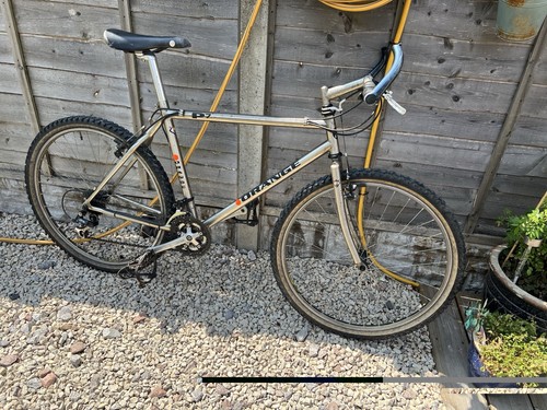 Orange mountain bike - orange,