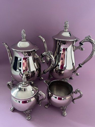 Vintage silver plated 4 - silver,