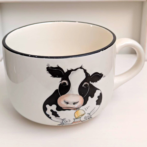 Large vintage arthur - wood, cow