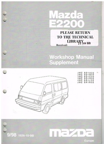 Mazda e2200 diesel van - mazda,