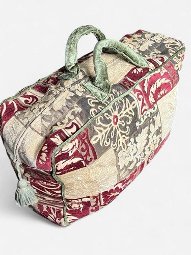 Carpet bag large duffle 1980s - bag,