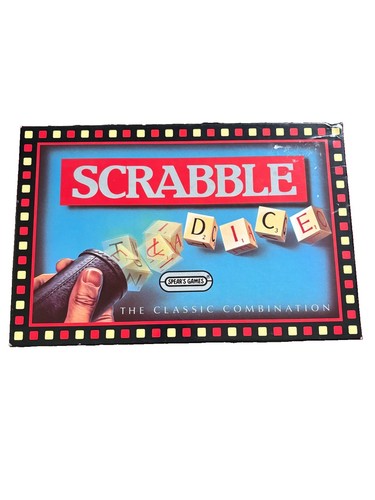 Vintage scrabble dice - vintage,