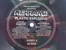 Kerrang Plastic Explosive 4 flexi BANG4 M 1990 flexi, with Kai Hansen, Gamma ...
