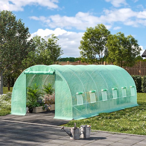M walk in polytunnel - x,