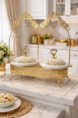 Luxury double chafing dish set - luxury,